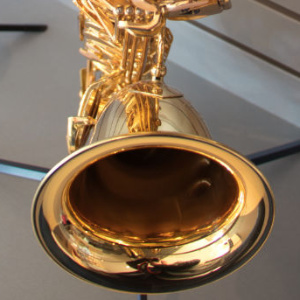 Saxophon von oben